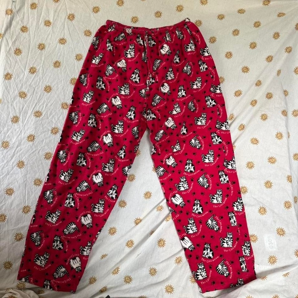 Vintage Cat 100% Cotton PJ Pants